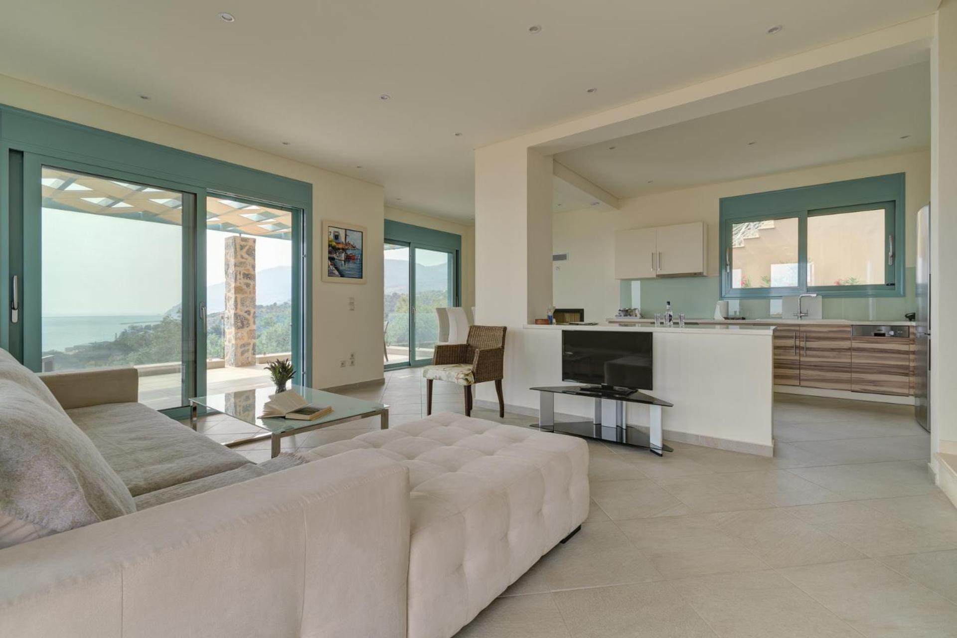 Ouzo Panoramic Houses 2, With Private Pool Πλωμάρι Εξωτερικό φωτογραφία