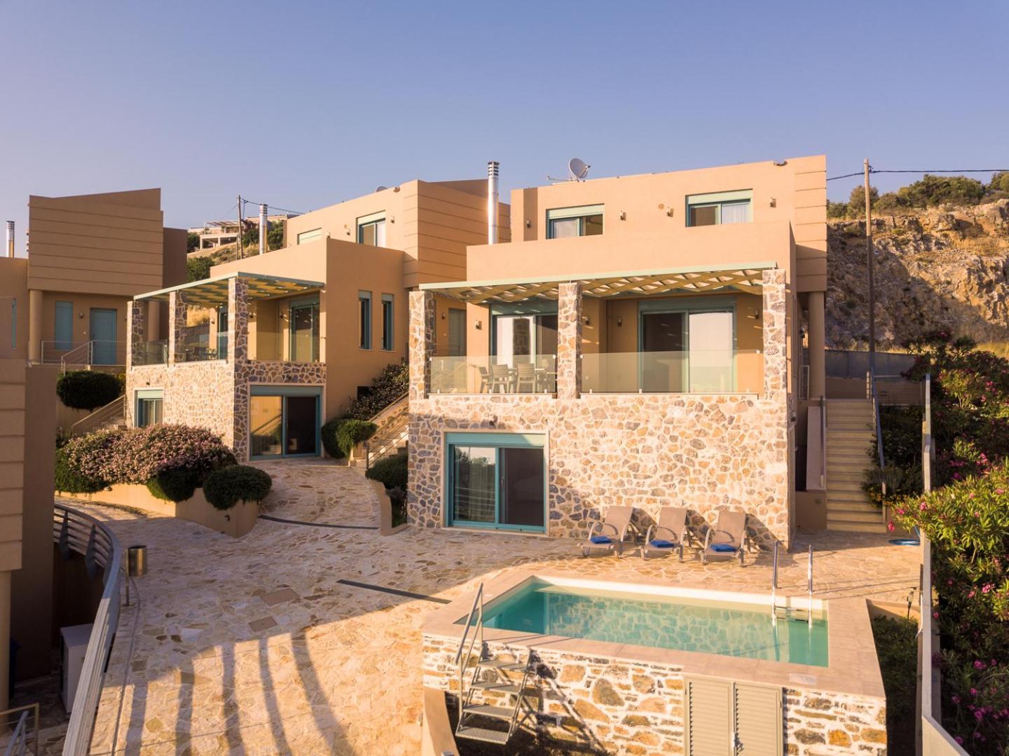 Ouzo Panoramic Houses 2, With Private Pool Πλωμάρι Εξωτερικό φωτογραφία