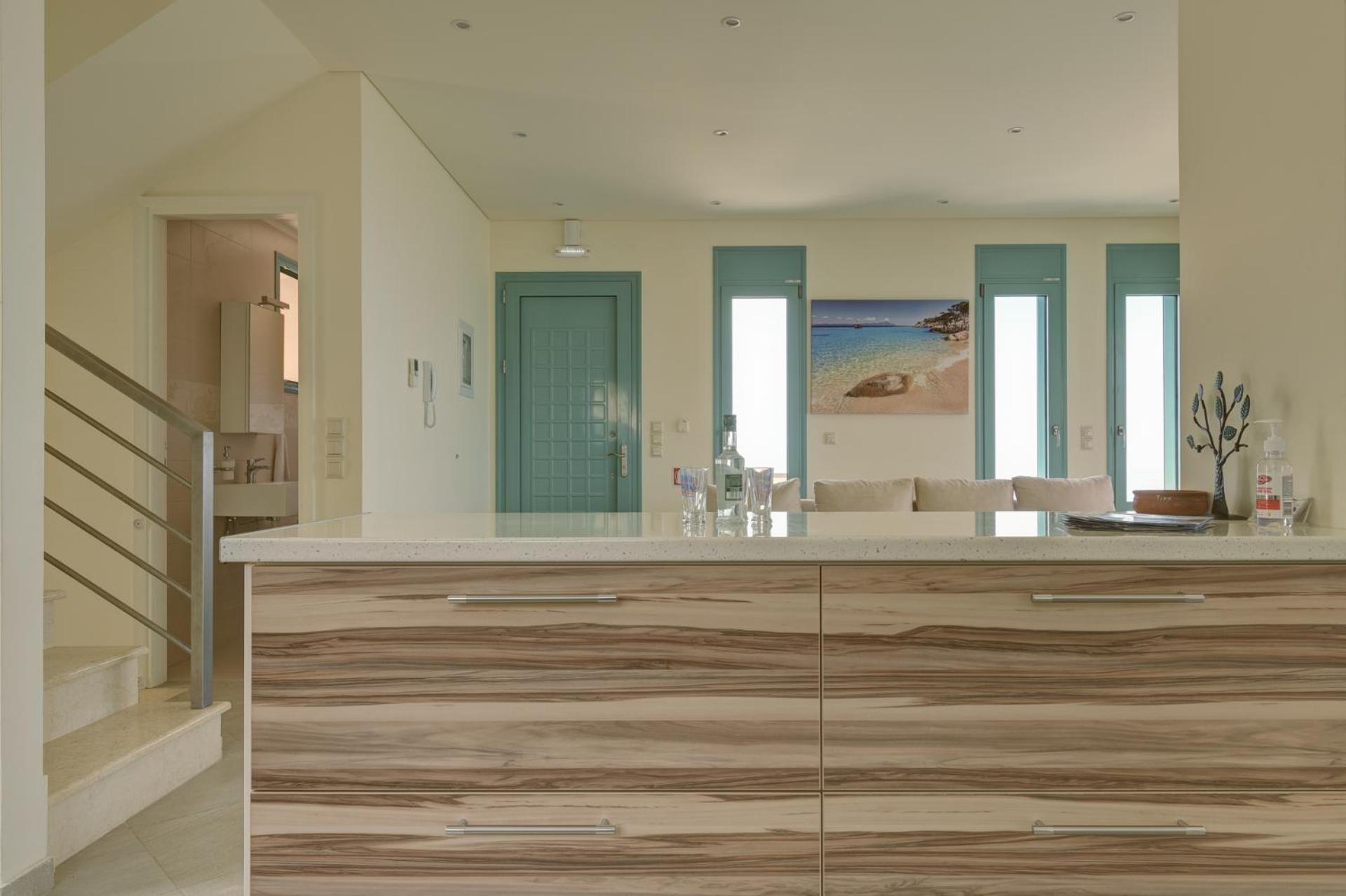 Ouzo Panoramic Houses 2, With Private Pool Πλωμάρι Δωμάτιο φωτογραφία